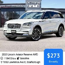2020 Lincoln Aviator Reserve AWD