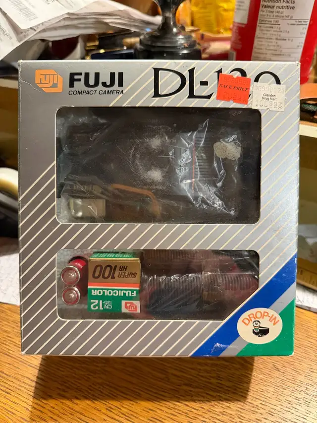 Vintage FUJI   Camera DL-120 new in box  from 1987
