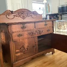 Antique Oak Side Board ( For Sale) Price at$350.00 - Photo 2