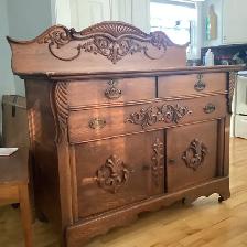 Antique Oak Side Board ( For Sale) Price at$350.00 - Photo 3