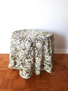 Nappe crochetée à la main 51 pouces diamètre - Photo 2