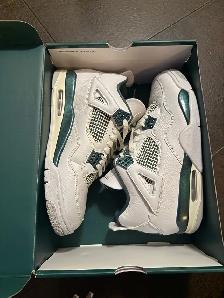 air jordan 4 oxidized green" sneakers