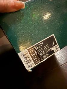 air jordan 4 oxidized green" sneakers - Photo 3