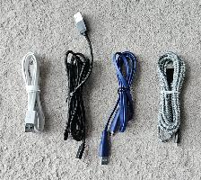 KINDLE-KOBO-CELLPHONE USB CHARGING CABLE (4 QTY)