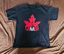 MEN'S SHORT SLEEVE T-SHIRT WITH CANADA MAPLE LEAF GRAPHIC (XL -