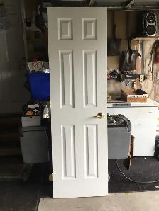 24'x80' 6 Panel Colonial Bathroom Door