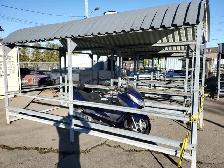 15' X 7' COMMERCIAL GALVANISED STEEL CANOPY