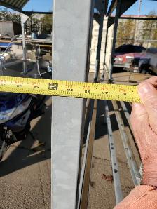 15' X 7' COMMERCIAL GALVANISED STEEL CANOPY - Photo 6