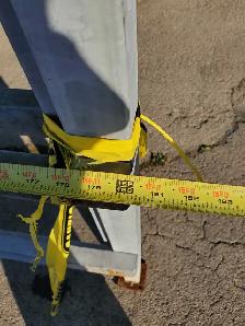 15' X 7' COMMERCIAL GALVANISED STEEL CANOPY - Photo 7