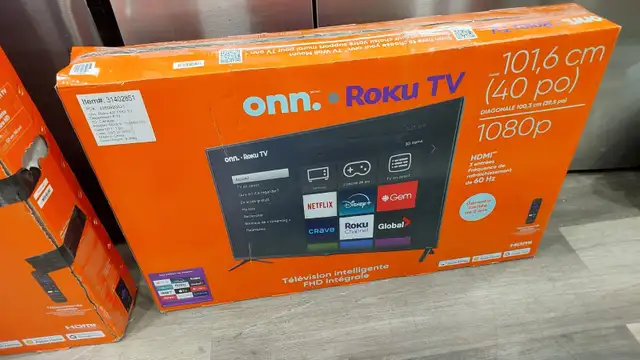 TV - 40 ' Onn. N25006 - CH  1080p FHD Roku