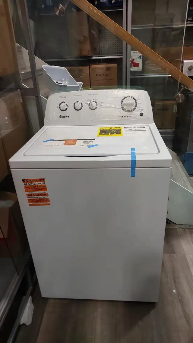 Washer - 27' Amana 4.4  Cu. Ft. Top Load - NTW4519JW - White