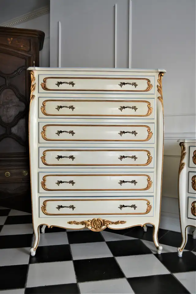 Antique French Tall Dresser