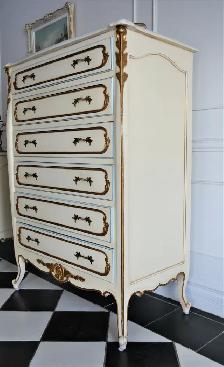 Antique French Tall Dresser - Photo 6