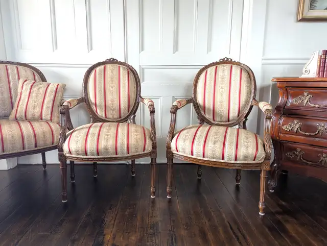 Antique French Parlor Chairs