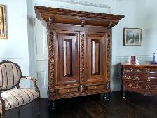 Antique Dutch Linen Cabinet