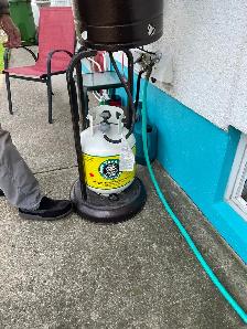 Large Propane Patio Heater with propane tank half full - Photo 3
