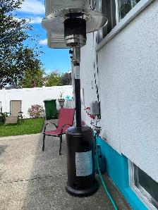 Large Propane Patio Heater with propane tank half full - Photo 4