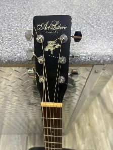 Art Luthere Cedar Black Acoustic Guitar - Photo 3
