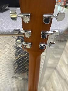 Art Luthere Cedar Black Acoustic Guitar - Photo 5
