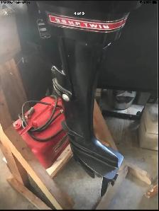 9.8 hp mercury outboard motor,2 stroke,long shaft /tank and hose - Photo 4