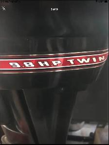 9.8 hp mercury outboard motor,2 stroke,long shaft /tank and hose - Photo 5