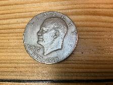 Rare 1776-1976 EISENHOWER U.S. BICENTENNIAL One Dollar Coin !