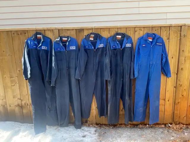 Work coveralls in excellent condition. Cleaned. Some new.