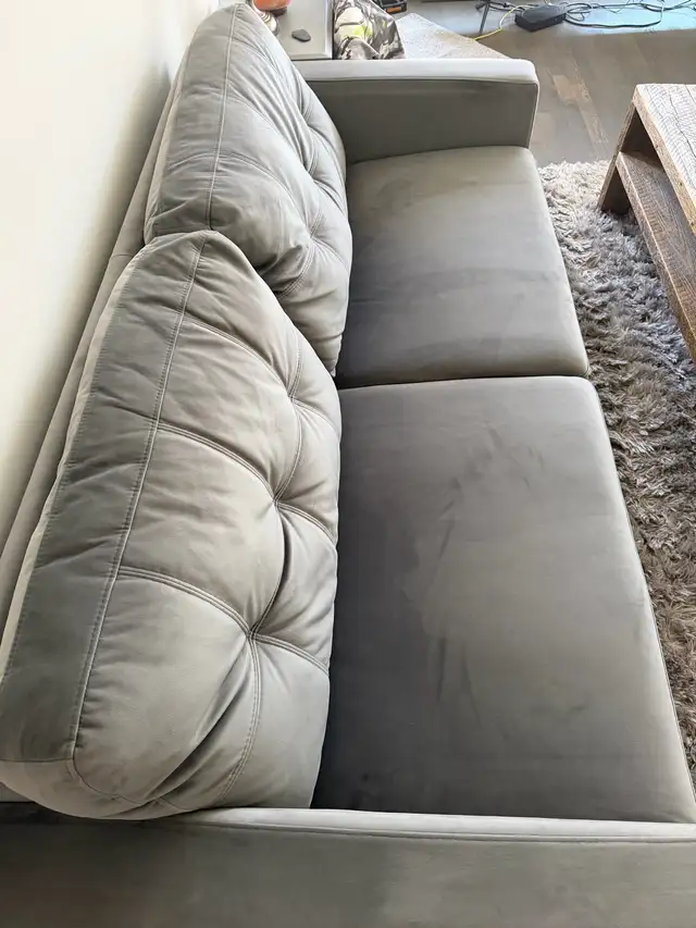 grey sofa