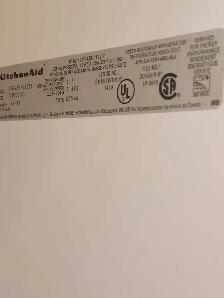 Kitchen Aid refrigerator Stainless steel - Photo 3