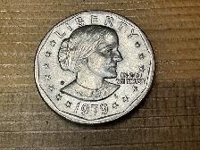 Rare 1979 U.S.A. P SUSAN B ANTHONY One Dollar Coin !