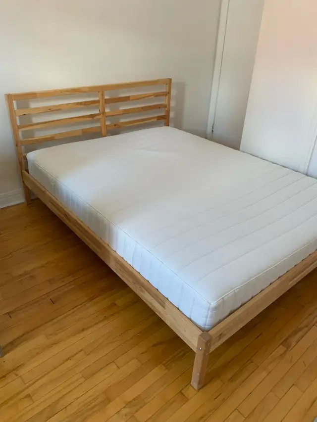 Lit IKEA TARVA 2 places avec matelas