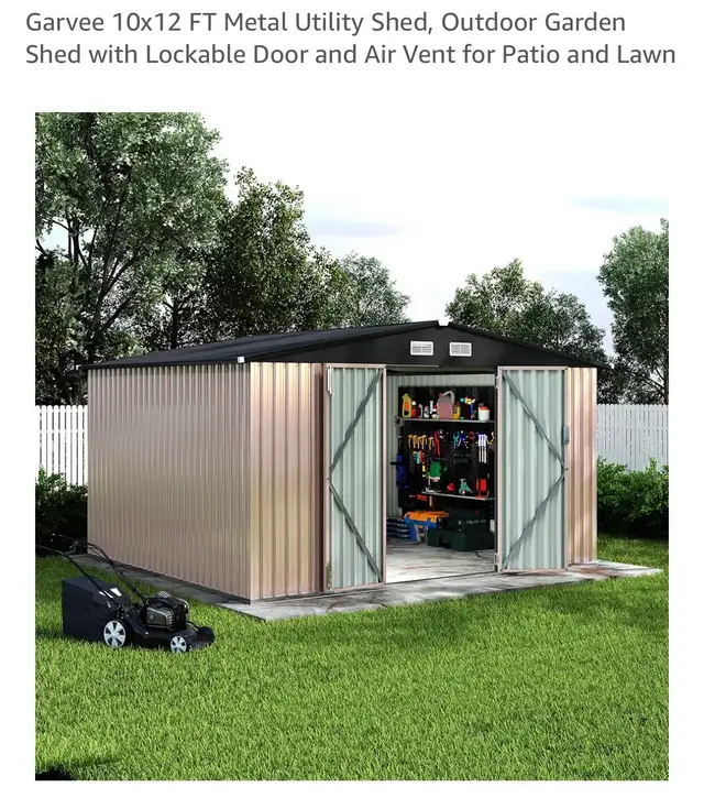 12x10 shed $500