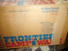 New 9 piece Frontier  porcelain camping ware - Photo 3