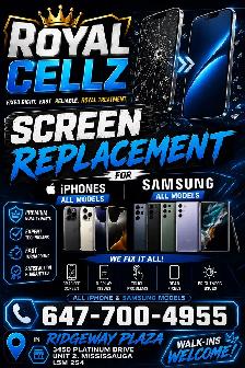iPhone broken screen replaced on site cracked screen lcd damaged