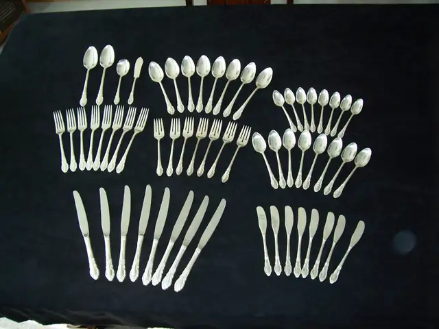 Vintage Rogers Silverplate Flatware Set