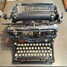 Vintage Antique Underwood Number 5 Manual Desktop Typewriter.