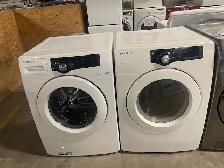 Laveuse sécheuse frontales blanches Samsung ( remis a neuf )