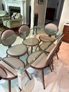 Mid-Century Walnut Dining Chairs - Brand New - Photo 2