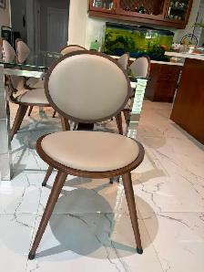 Mid-Century Walnut Dining Chairs - Brand New - Photo 4