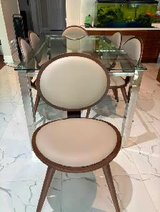 Mid-Century Walnut Dining Chairs - Brand New - Photo 6