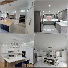 custom kitchen cabinets bathroom vanity quartz countertop - Photo 4