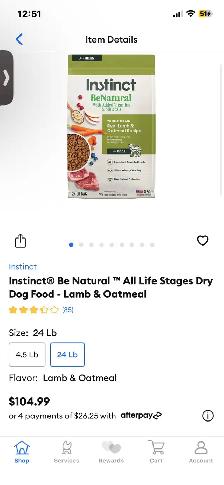 Opened Merricks & Instinct Dog Food ($20 Each) - Photo 3