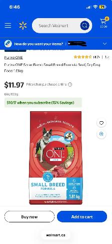 Brand New Purina One Small Dog Food ($5 Each) - Photo 4