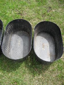 4 Large metal tubs / planters - Photo 3