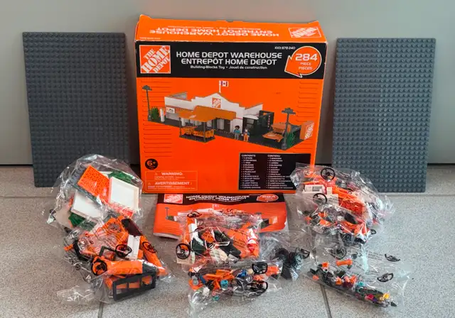 Lego Building Block Set 'Home Depot Warehouse' (New In Box!)