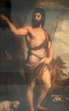 Vintage PRINT Depicting Saint John the Baptist In The Wilderness - Photo 6