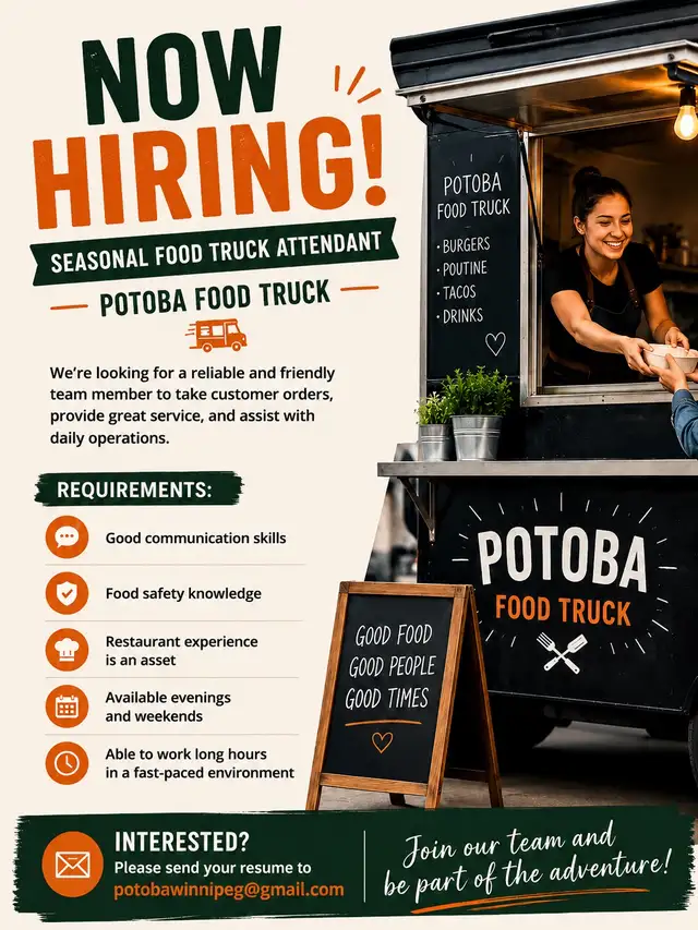 Seasonal Food Truck Attendant
