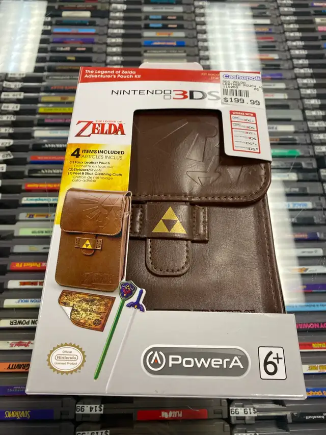 Nintendo 3DS Zelda Leather Pouch @ Cashopolis!!