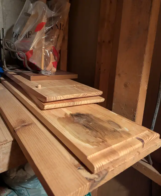 Tablettes en bois
