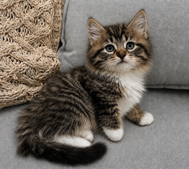 Chaton Sibérien Hypoallergene